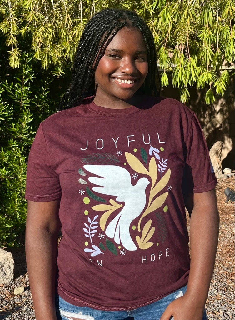 Joyful in Hope T-shirt - FMSCMarketplace.org