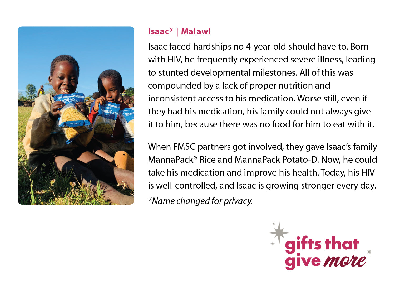 Story of Hope: Isaac | Malawi - FMSCMarketplace.org