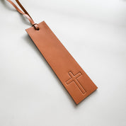 Leather Cross Bookmark