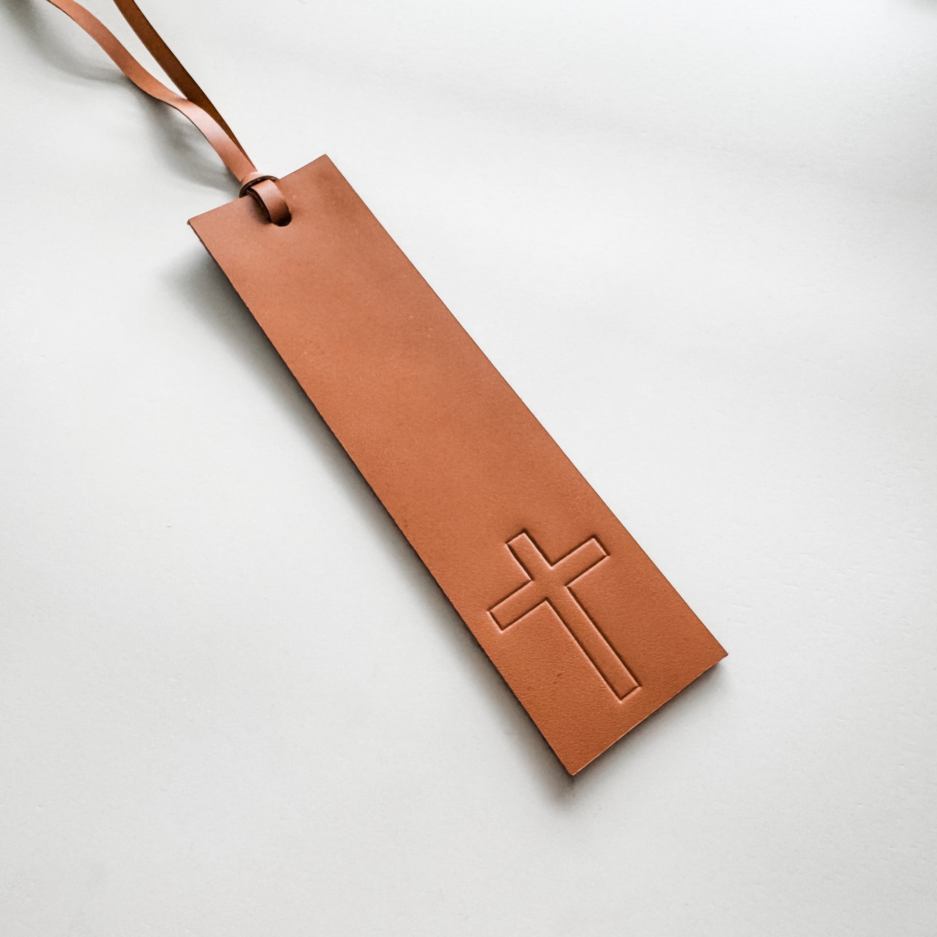 Leather Cross Bookmark