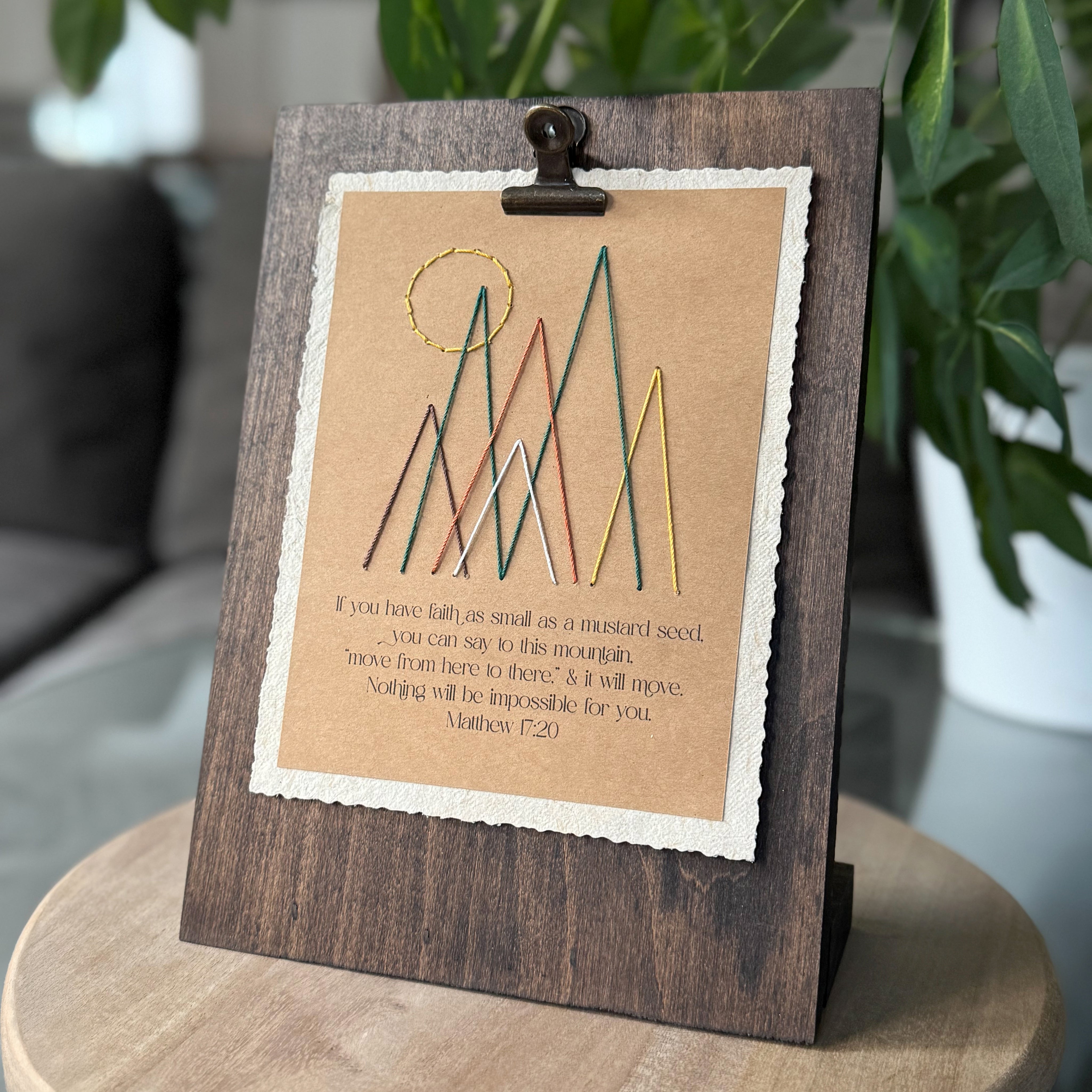 Matthew 17:20 Desk Art - FMSCMarketplace.org
