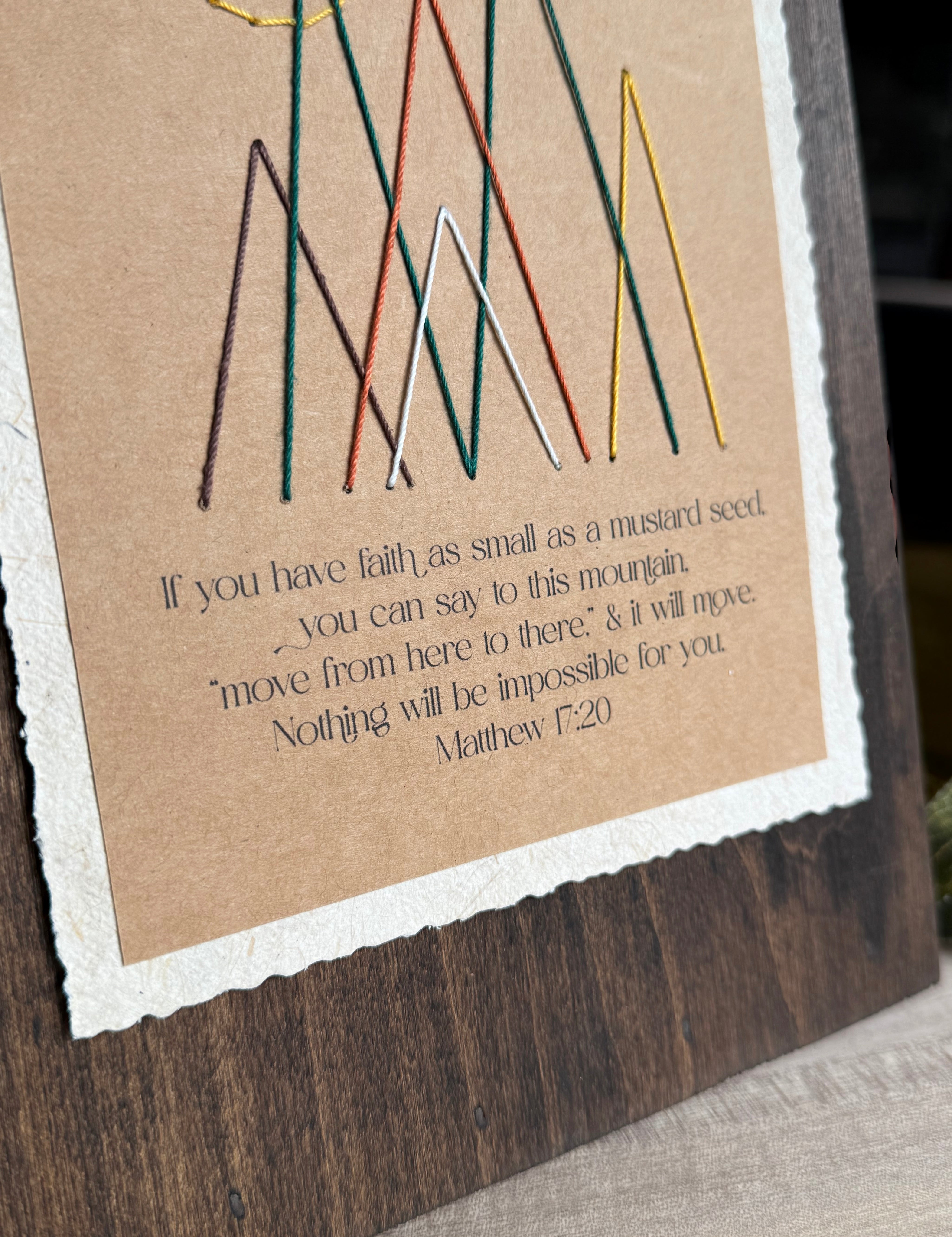 Matthew 17:20 Desk Art - FMSCMarketplace.org