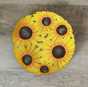 Metal Sunflower Bowl - FMSCMarketplace.org