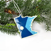 Minnesota Flag Oil Drum Ornament