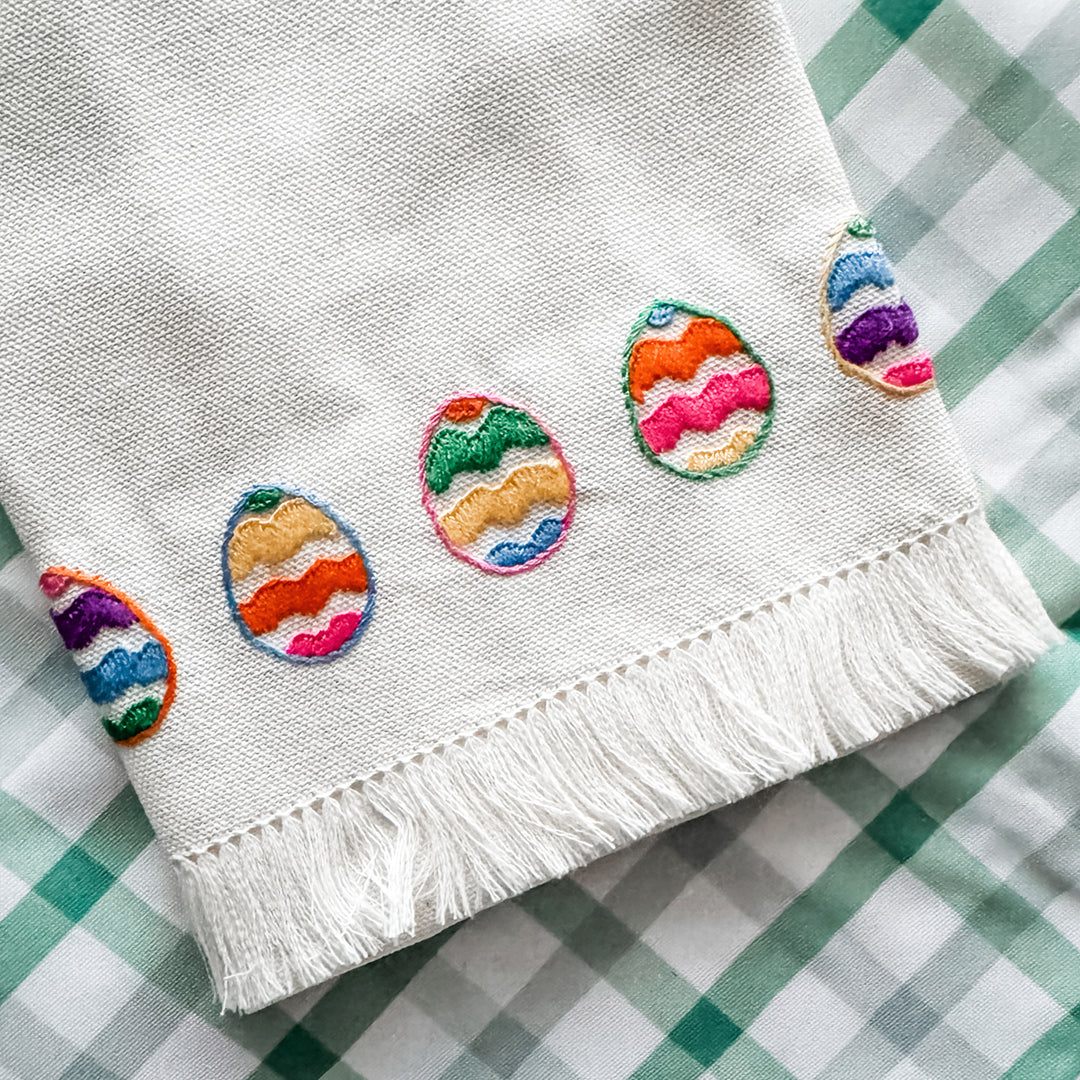 Monthly Embroidered Tea Towel Collection