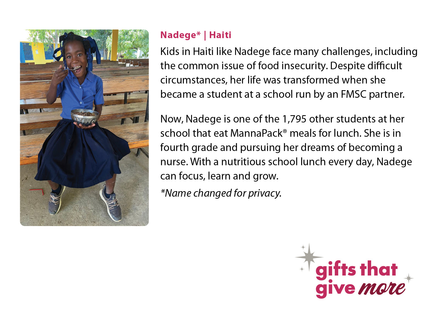 Story of Hope: Nadege | Haiti - FMSCMarketplace.org