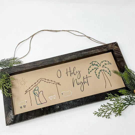 O Holy Night Stitched Wall Art - FMSCMarketplace.org