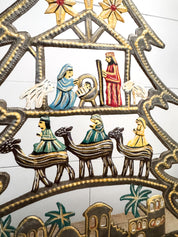 Oil Drum Nativity Tree - FMSCMarketplace.org