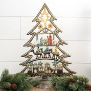Oil Drum Nativity Tree - FMSCMarketplace.org