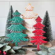 Red Oil Drum Christmas Tree