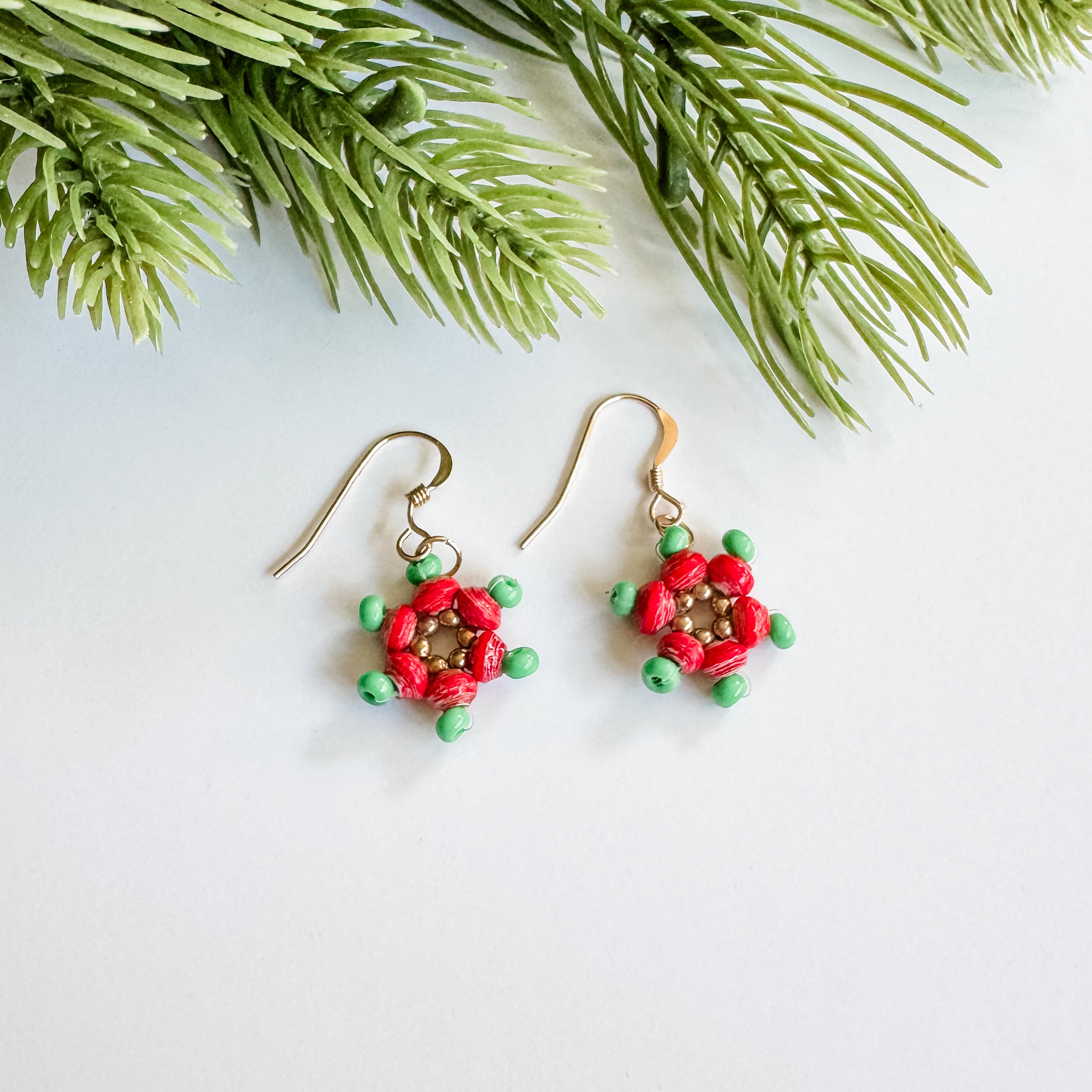 Poinsettia Earrings - FMSCMarketplace.org