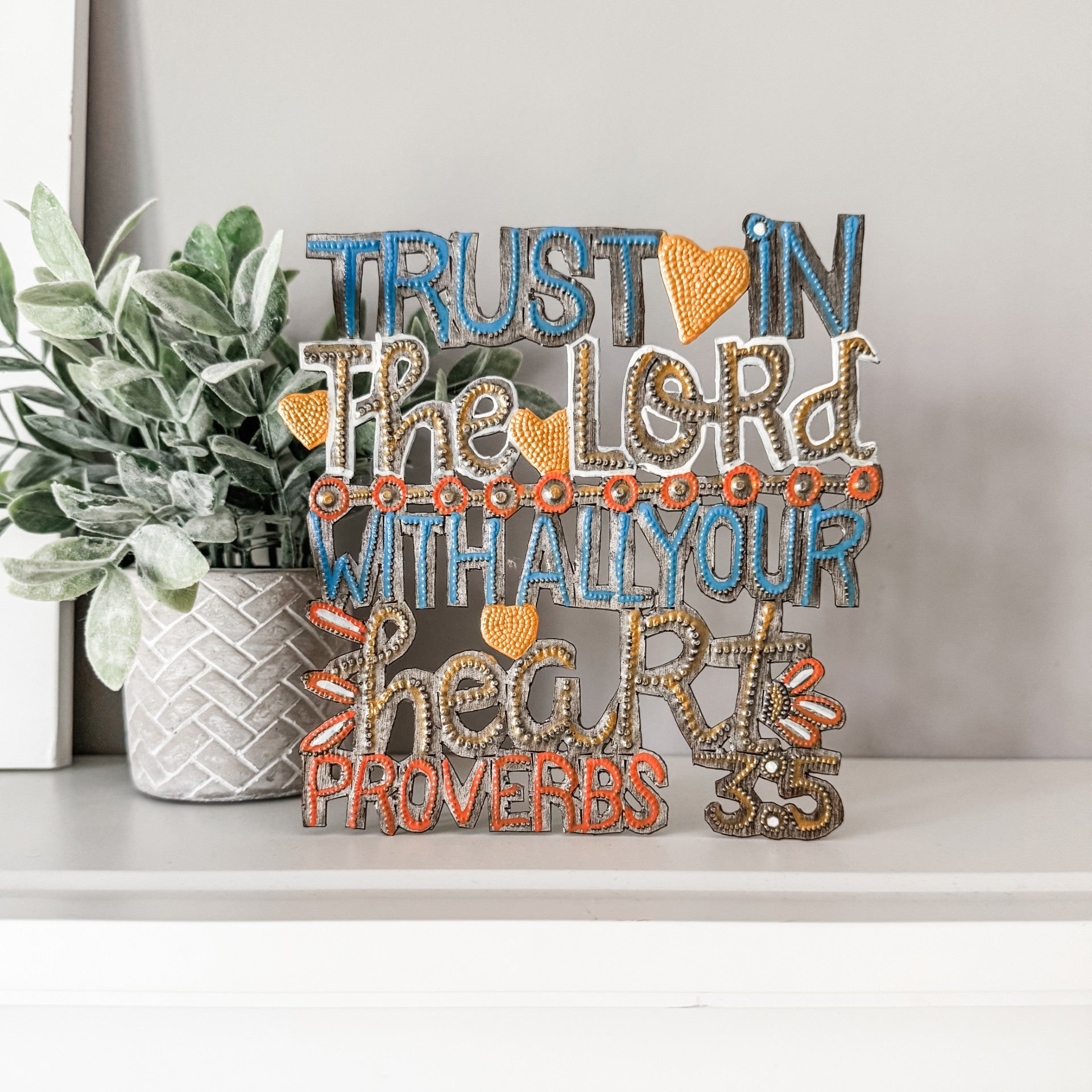 Proverbs 3:5 Oil Drum Art - FMSCMarketplace.org