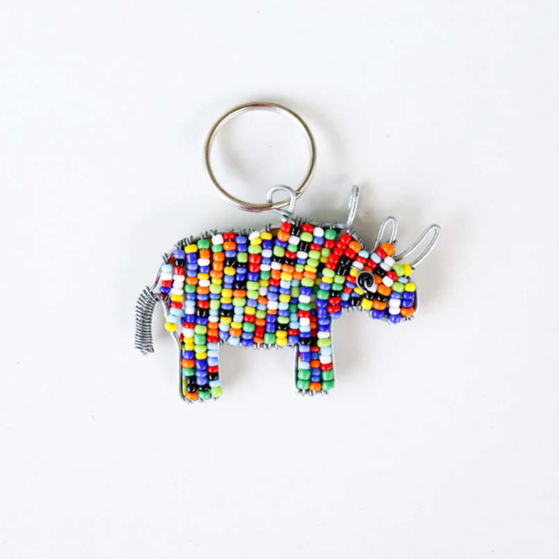 Beaded Keychains - African Animal Collection