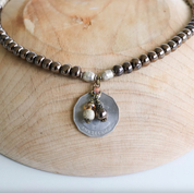 SwaziMud Long Charm Necklace