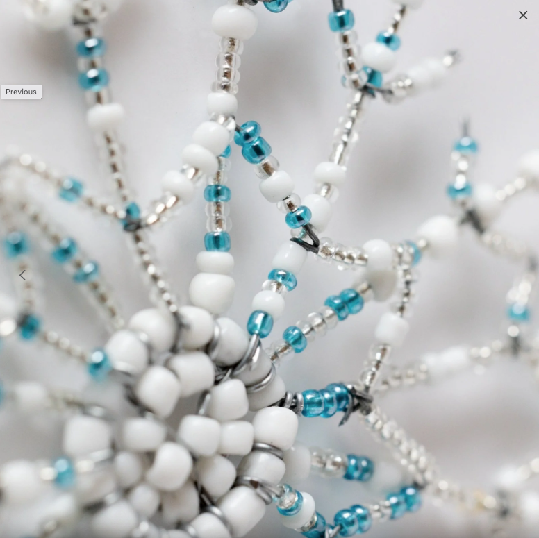 Beaded Snowflake Ornament