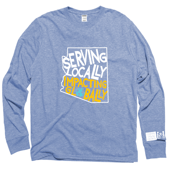 Serving Locally Long Sleeve T-shirt- AZ