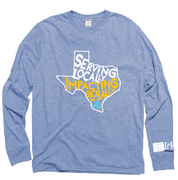 Serving Locally Long Sleeve T-shirt- TX