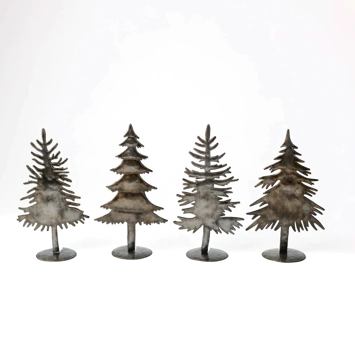 Standing Tree Metal Art - Set of 4 - FMSCMarketplace.org