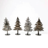 Standing Tree Metal Art - Set of 4