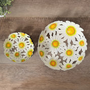 Metal Daisy Bowl