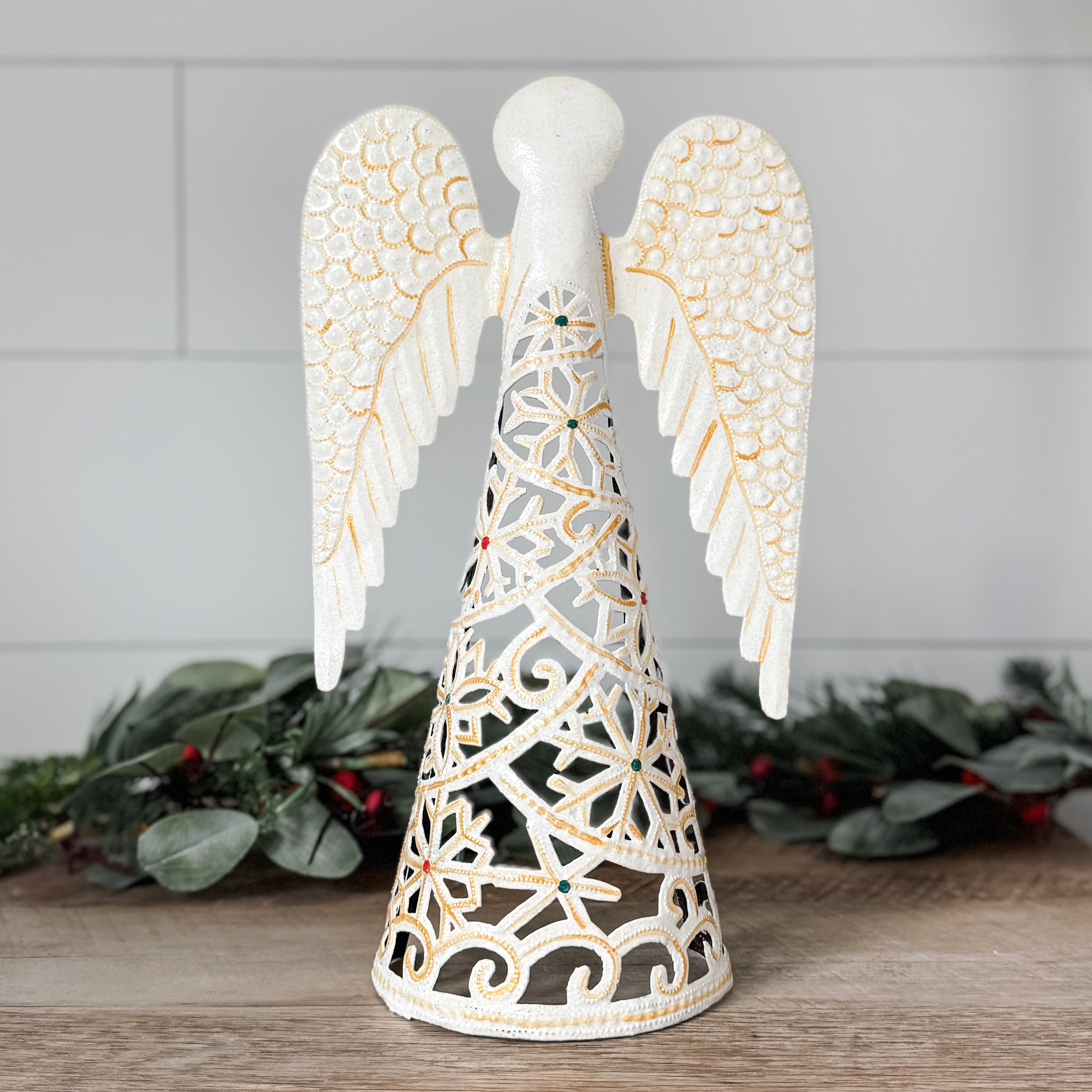 Snowflake Oil Drum Angel - FMSCMarketplace.org