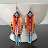Beaded Southwest Earrings