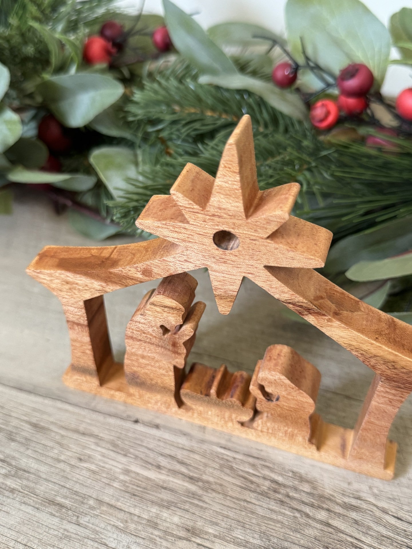 Standing Wood Nativity - FMSCMarketplace.org