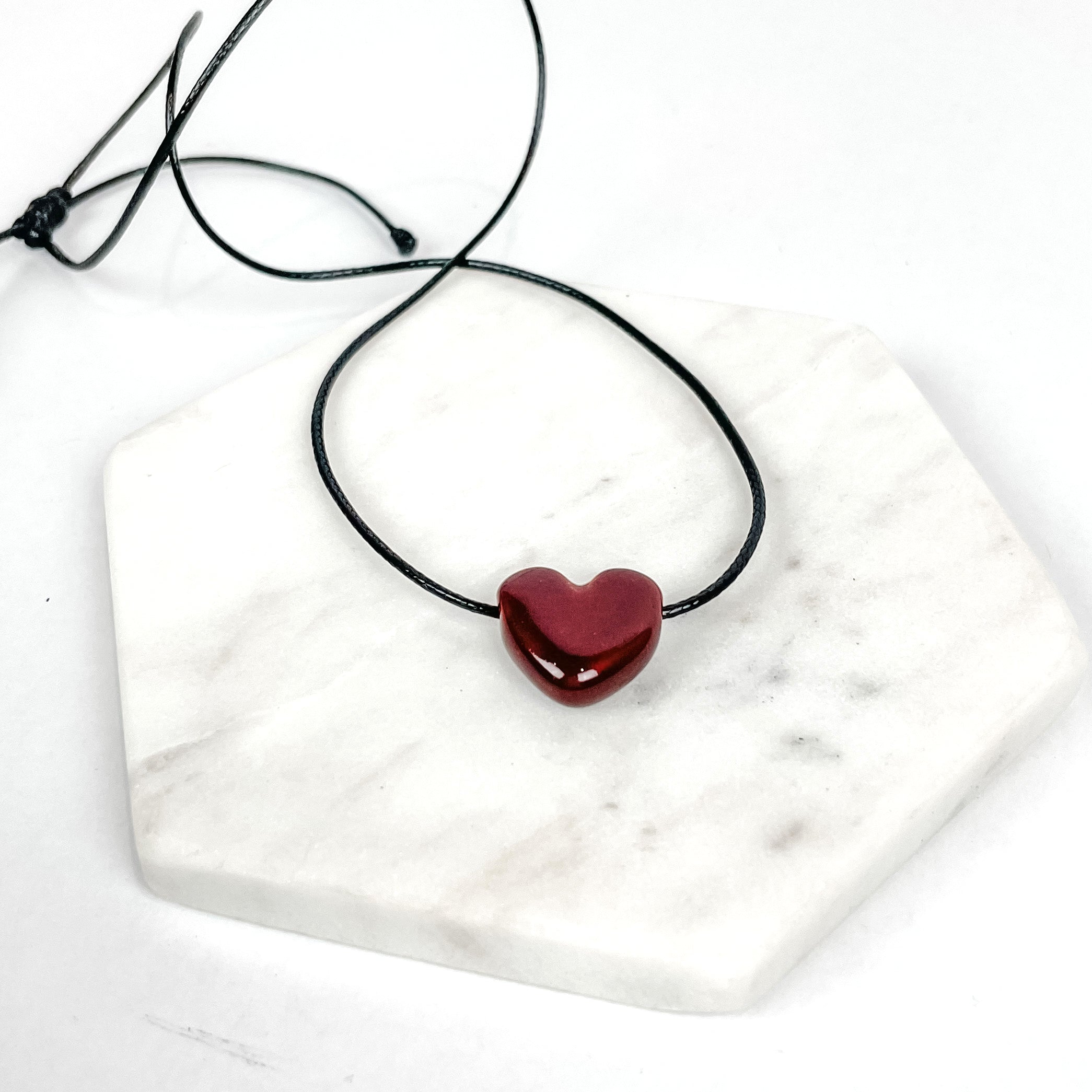 SwaziMUD Heart Necklace
