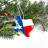 Texas Flag Oil Drum Ornament