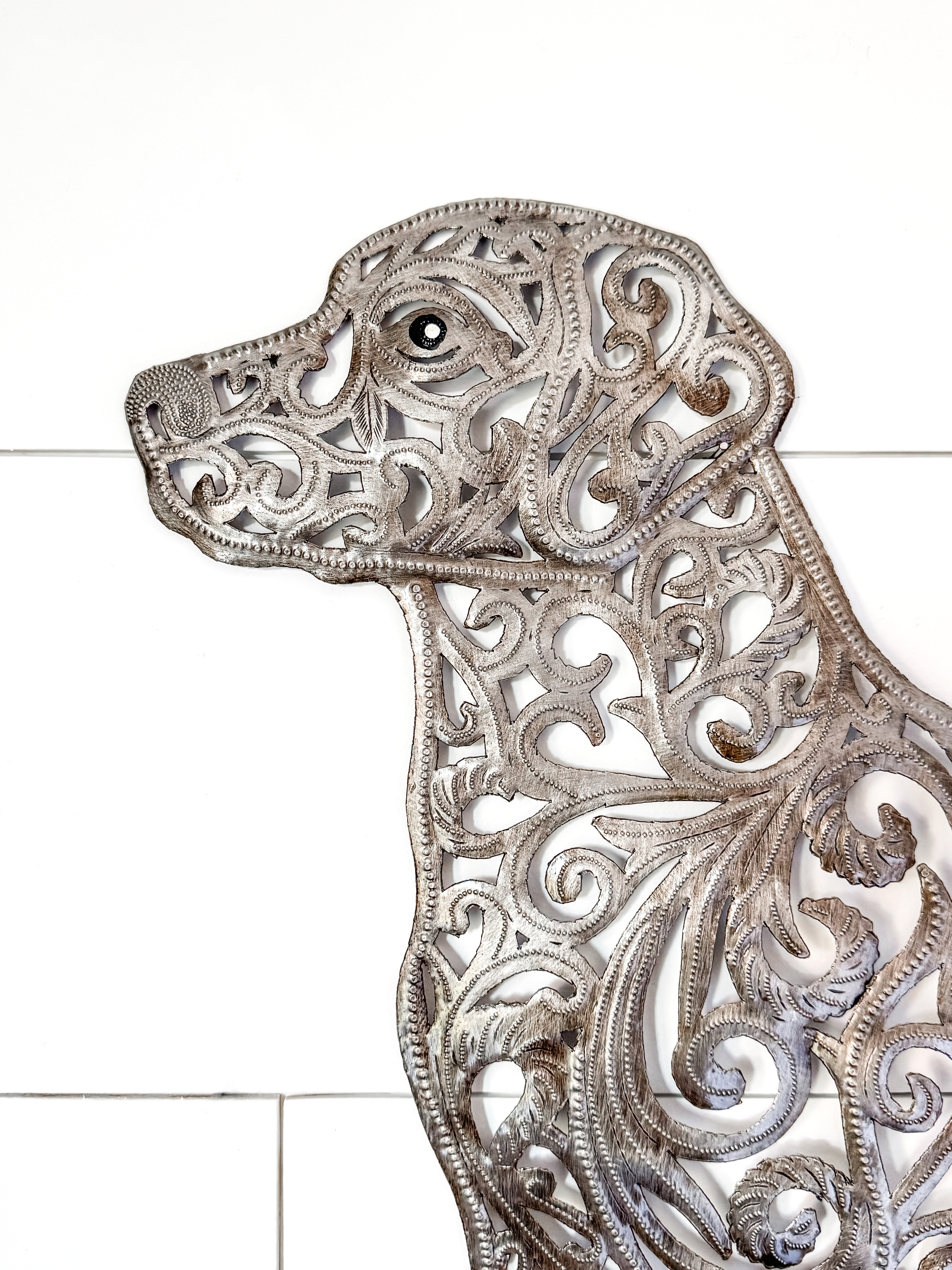The Retriever Oil Drum Art - FMSCMarketplace.org