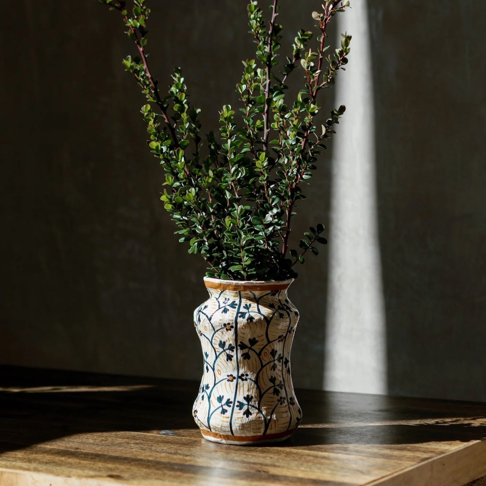 Lanati Paper Mache Vase