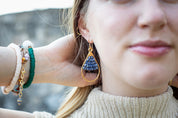 Woven Teardrop Earrings