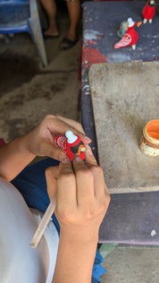 Mini Cardinal Whistle Ornament