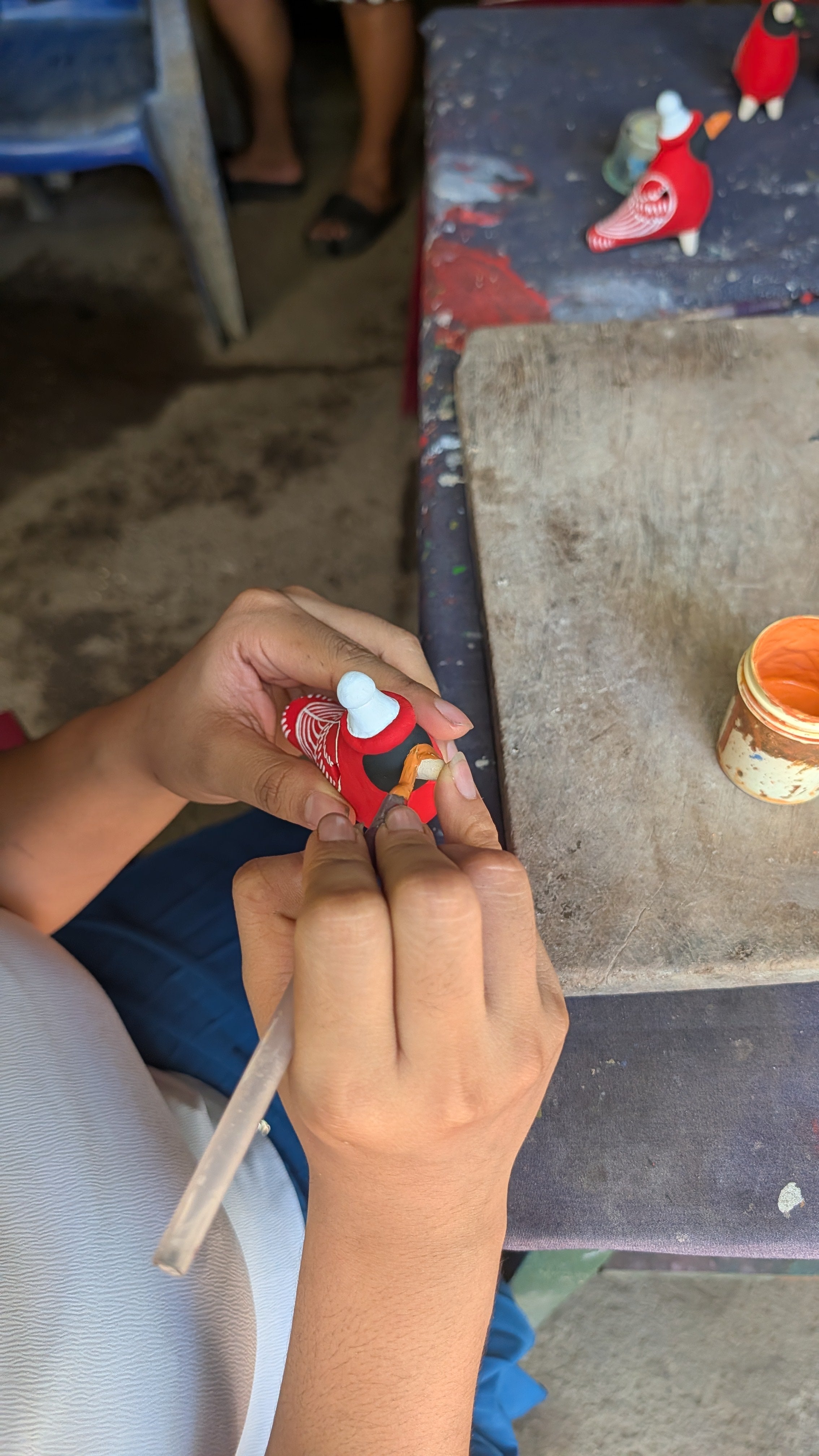 Mini Cardinal Whistle Ornament