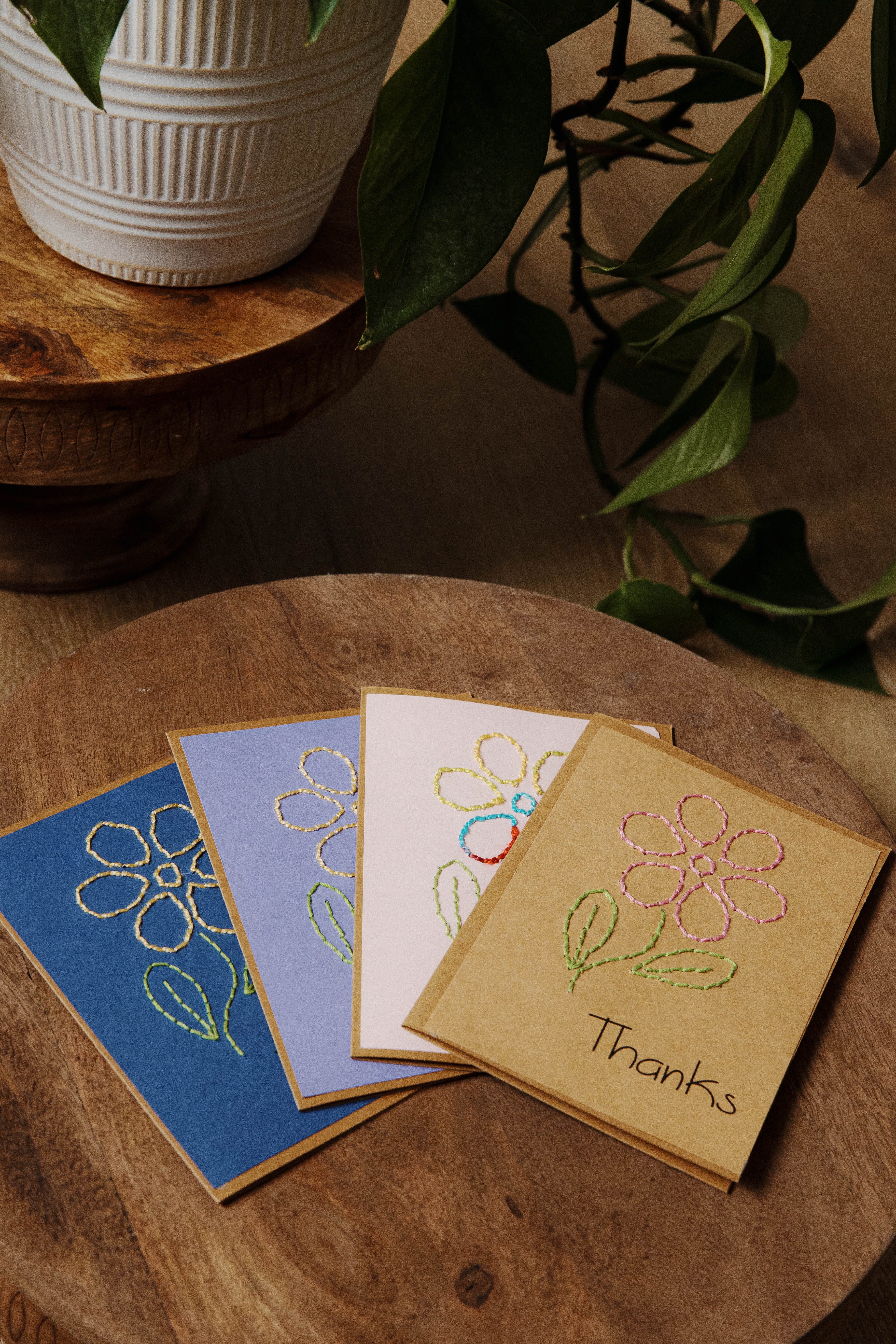 Thanks Floral Greeting Card Set - FMSCMarketplace.org