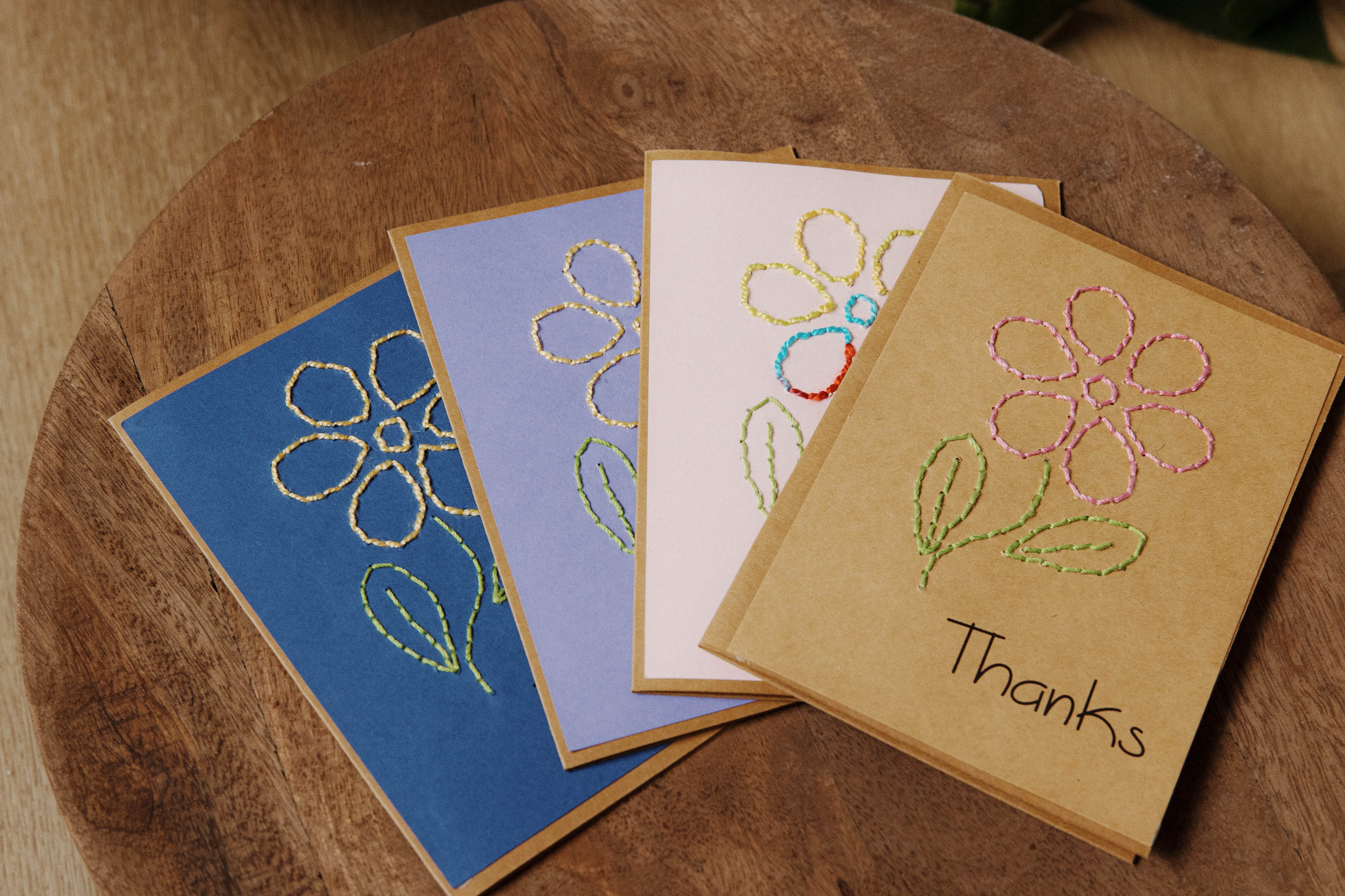Thanks Floral Greeting Card Set - FMSCMarketplace.org