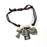 Faith, Hope and Love Bracelet