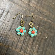 Ceramic Daisy Earrings