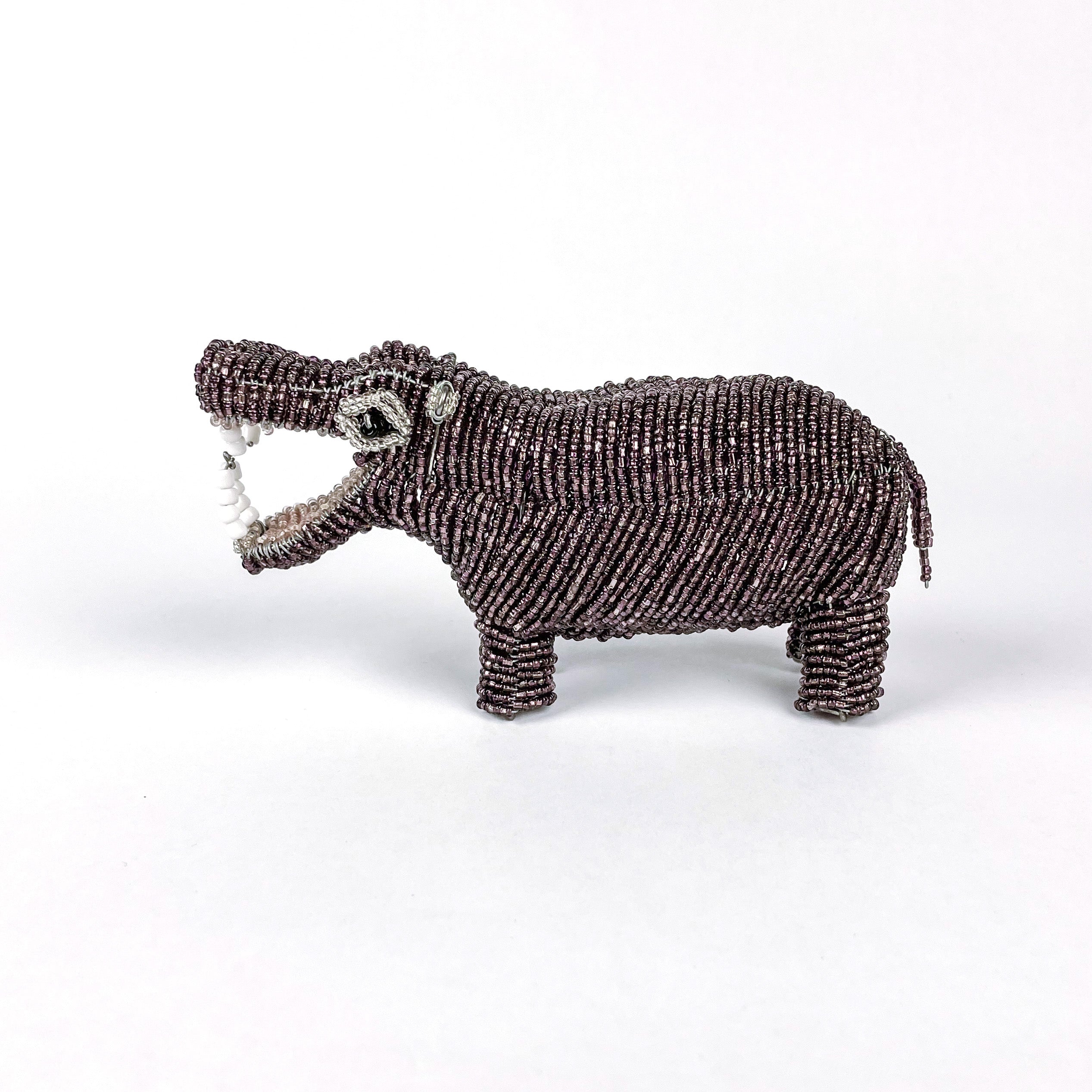Beaded Hippo - African Collection - FMSCMarketplace.org