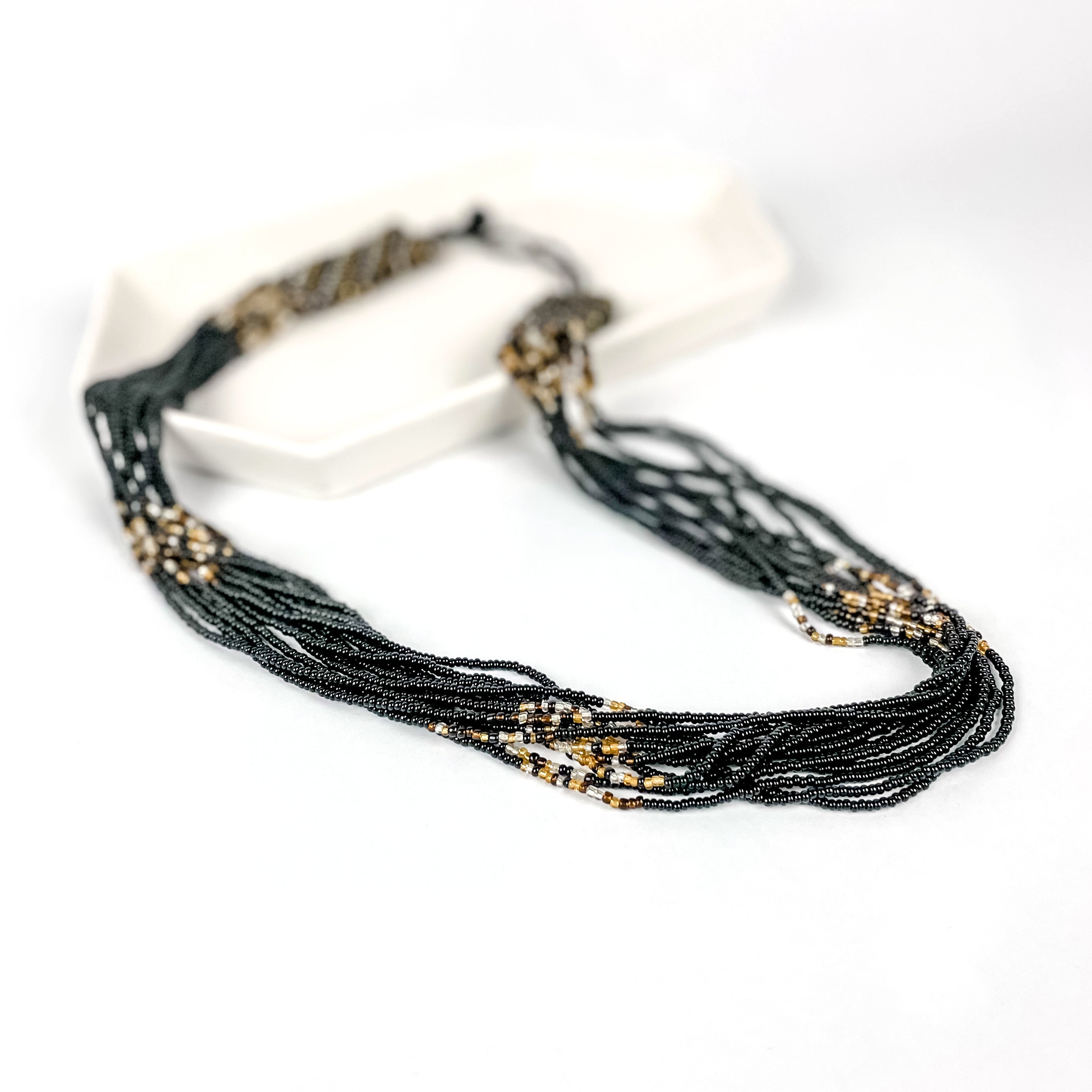 Metallic Beaded Necklace      - FMSCMarketplace.org