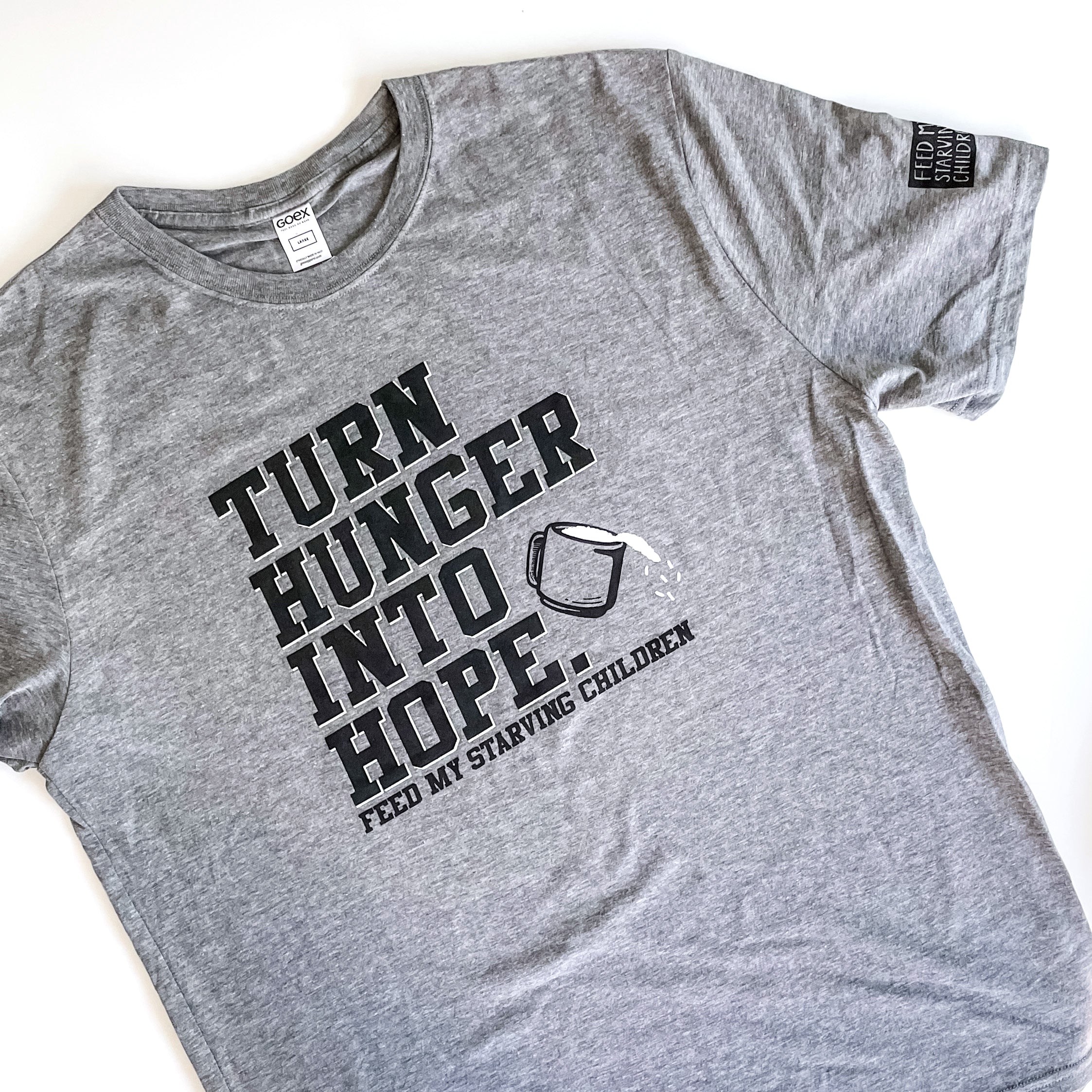 Turn Hunger Into Hope T-Shirt - FMSCMarketplace.org