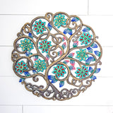 Kaleidoscope Tree Oil Drum Art