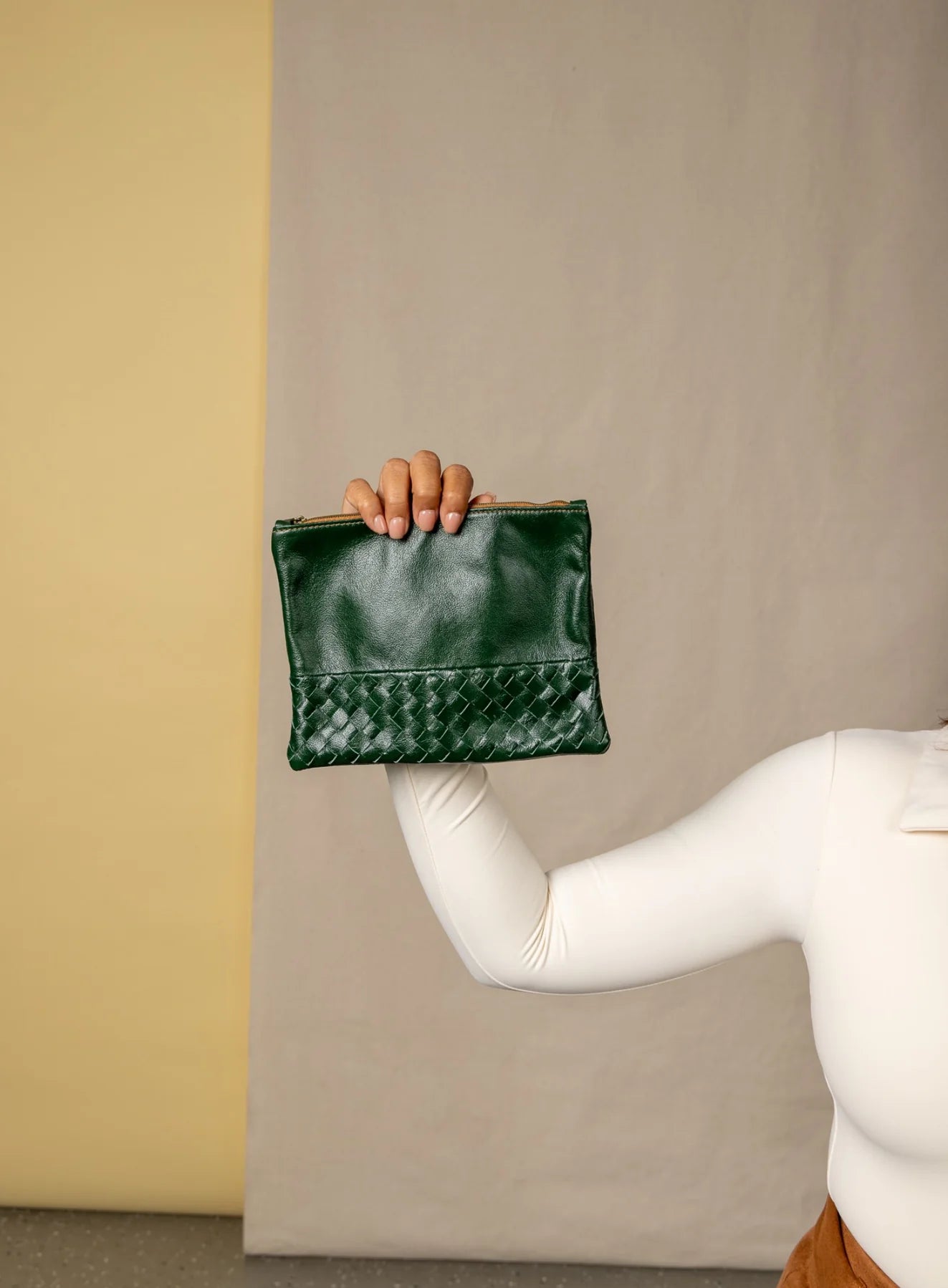 Large Woven Pouch