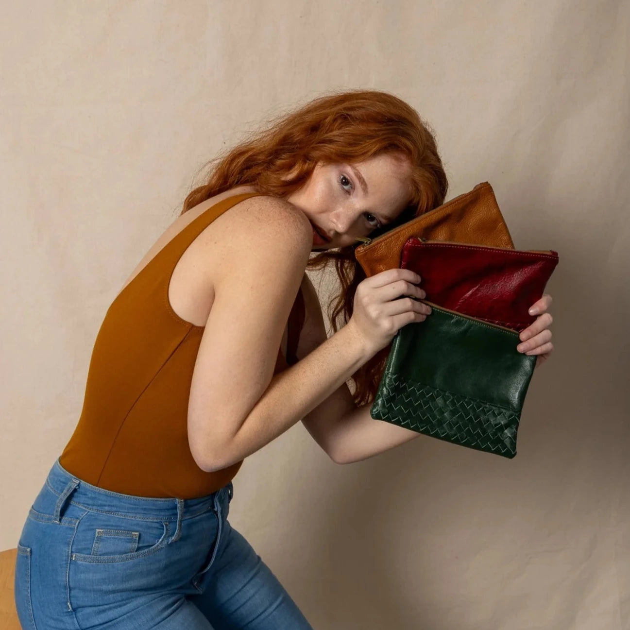 Large Woven Pouch