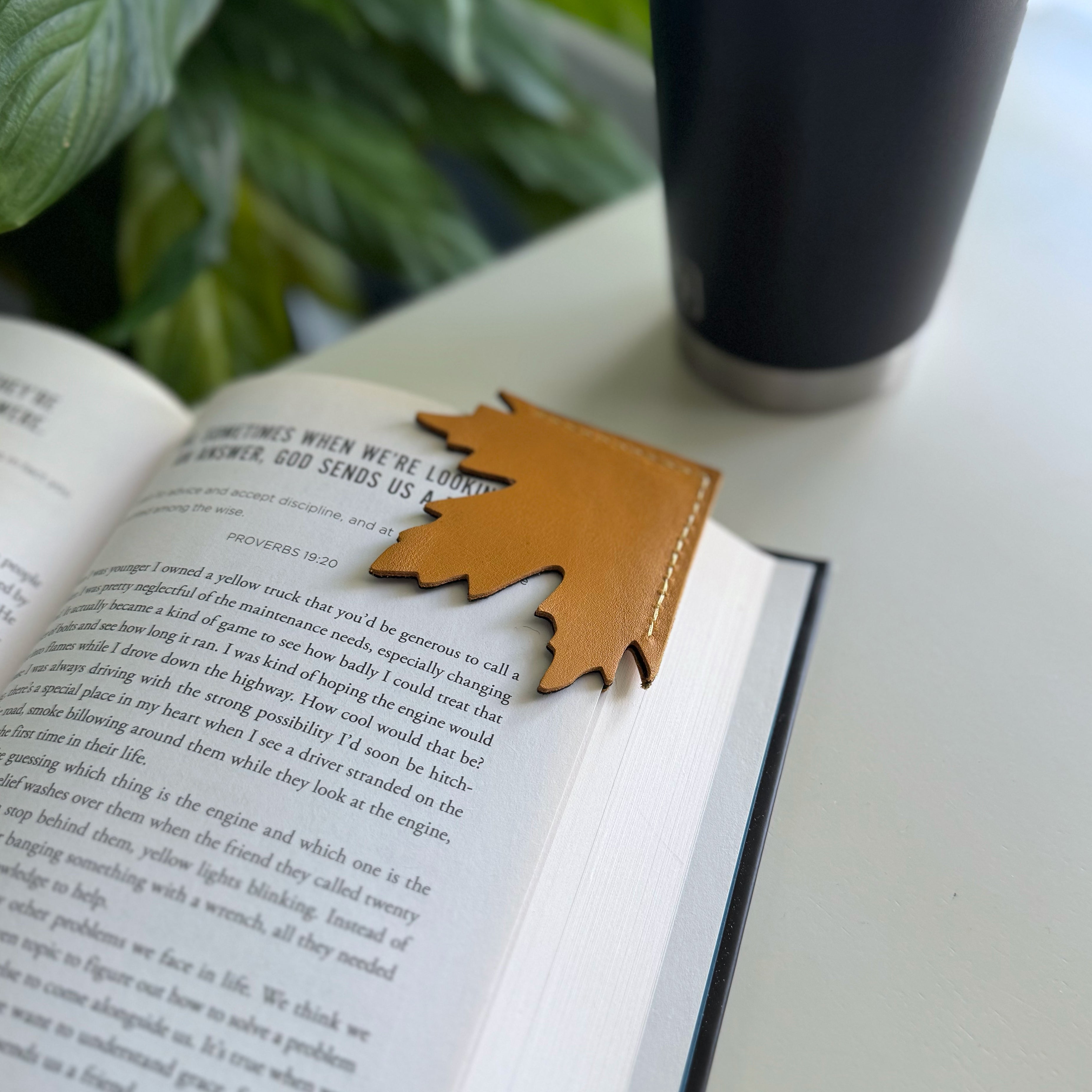 Leather Leaf Bookmark - FMSCMarketplace.org