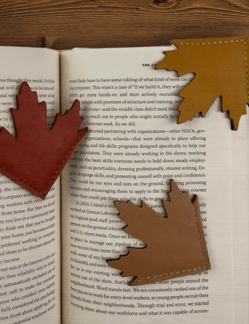 Leather Leaf Bookmark - FMSCMarketplace.org