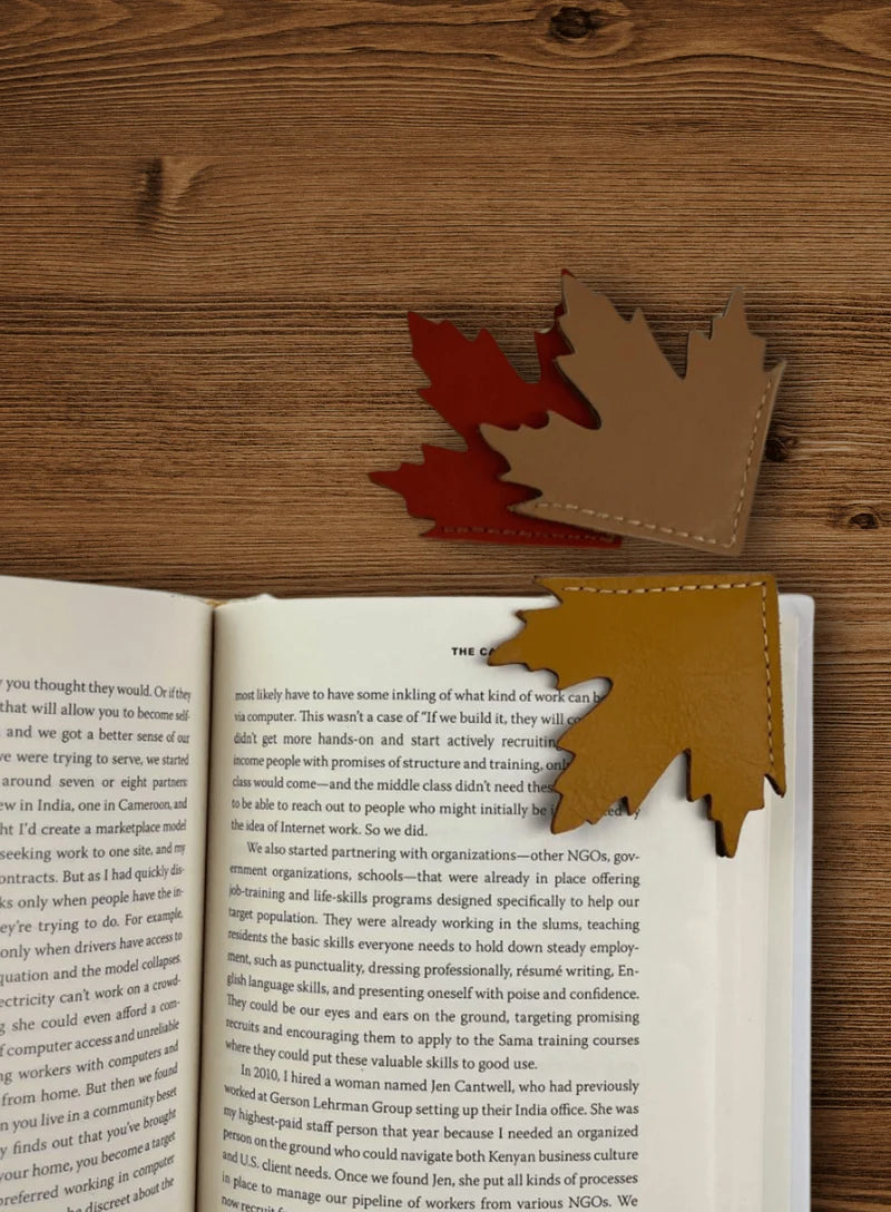 Leather Leaf Bookmark - FMSCMarketplace.org