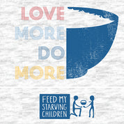 Love More Vintage White Donation T-shirt