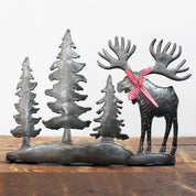 Moonlit Moose Metal Art - FMSCMarketplace.org