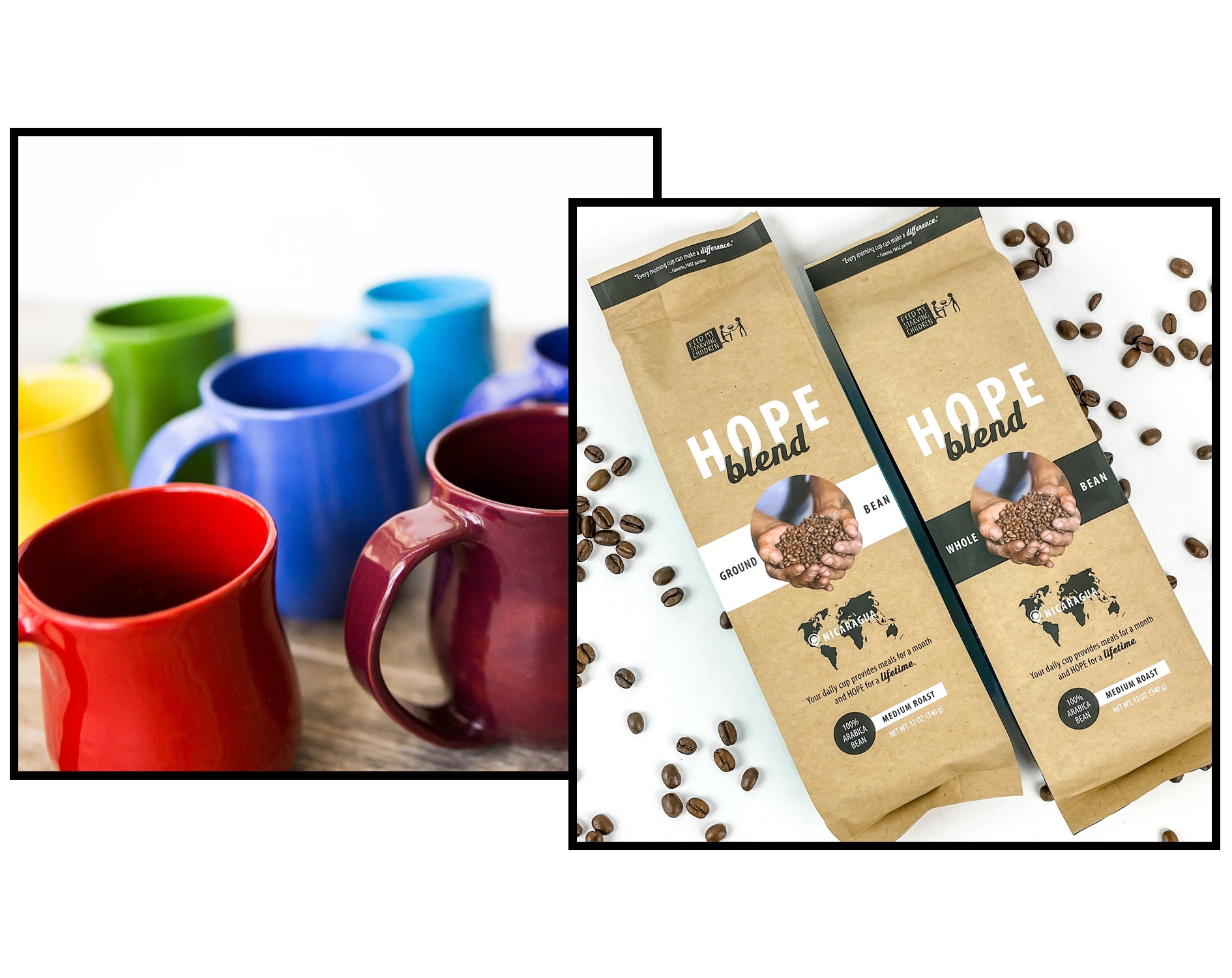 HAITIAN CLAY MUG &amp; HOPE BLEND COFFEE